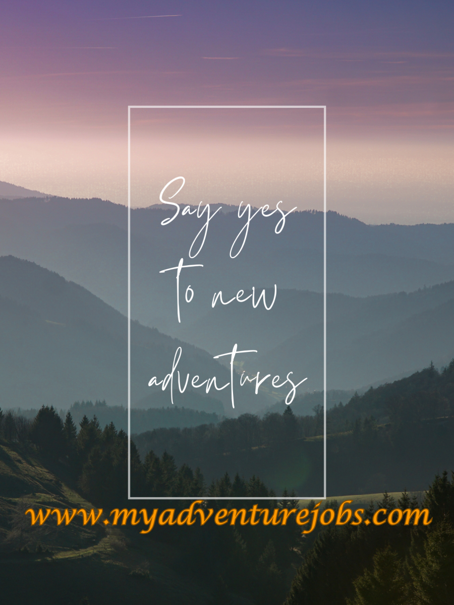 MyAdventureJobs New Banner, "Say Yes to New Adventures!"